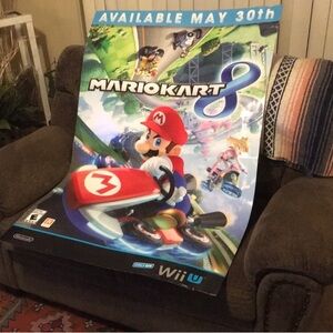 Nintendo Mario Kart 8 Giant Nintendo Promotional poster